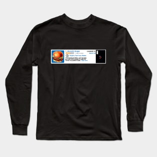 Monolith Burger Review Long Sleeve T-Shirt